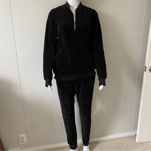 Men’s Boohoo Man Velour Ribbed Tracksuit Size Small